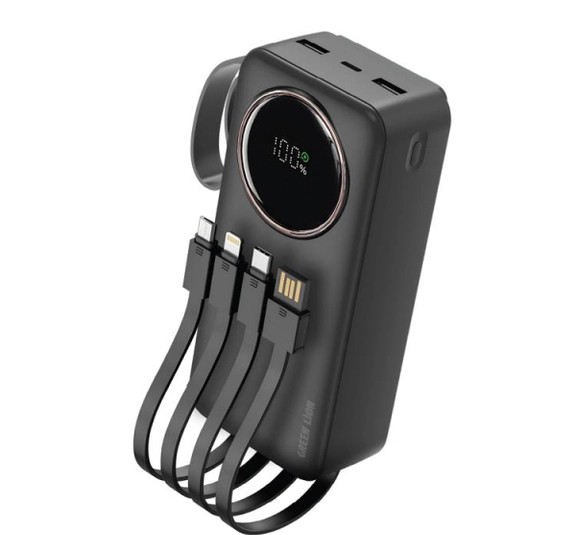 پاوربانک گرین لاین کد Power Pulse 30K ظرفیت 30000 میلی‌ آمپر ساعت