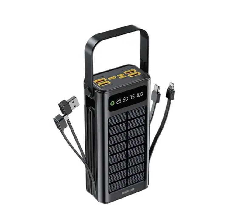 پاوربانک گرین لاین مدل Solar X PD 20W ظرفیت 30000 میلی‌ آمپر‌ ساعت